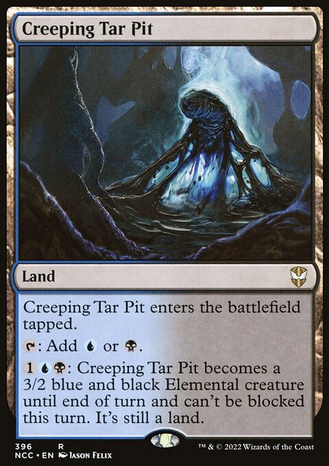 Creeping Tar Pit [Streets of New Capenna Commander]