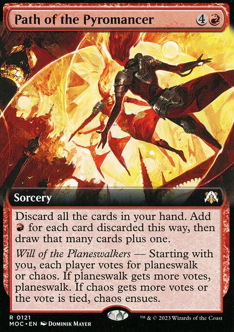 Path of the Pyromancer (Extended Art) [March of the Machine Commander]