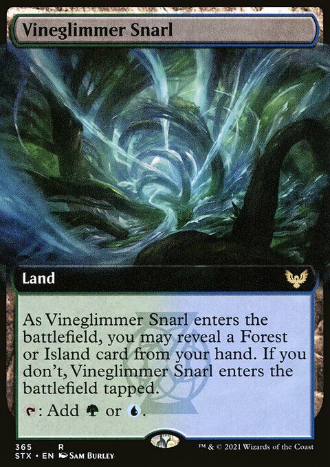 Vineglimmer Snarl (Extended Art) [Strixhaven: School of Mages]