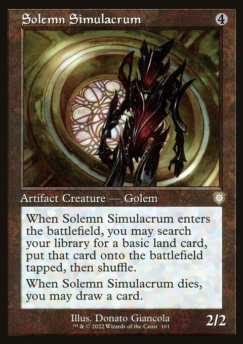 Solemn Simulacrum (Retro) [The Brothers' War Commander]