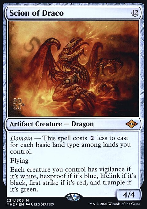 Scion of Draco [Modern Horizons 2 Prerelease Promos]