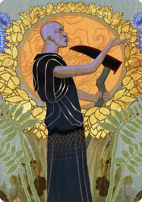 Cultivate Art Card (Gold-Stamped Signature) [Strixhaven: School of Mages Art Series]