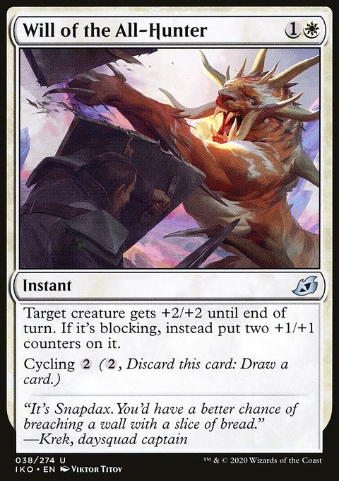 Will of the All-Hunter [Ikoria: Lair of Behemoths]