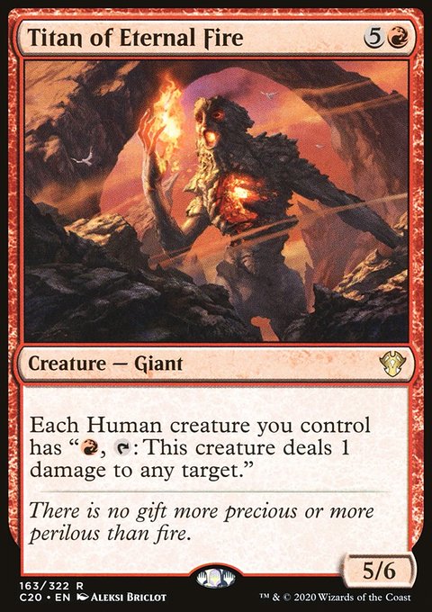 Titan of Eternal Fire [Commander 2020]