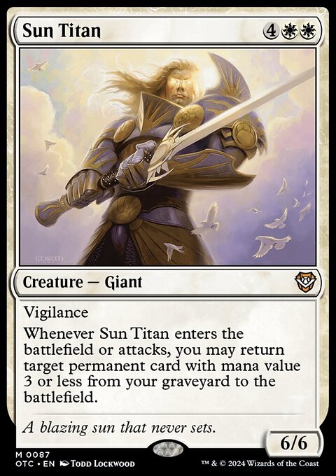 Sun Titan [Outlaws of Thunder Junction Commander]