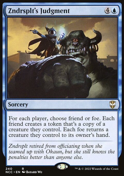 Zndrsplt's Judgment [Streets of New Capenna Commander]