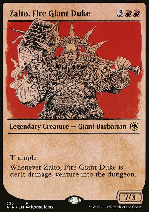 Zalto, Fire Giant Duke (Showcase) [Dungeons & Dragons: Adventures in the Forgotten Realms]