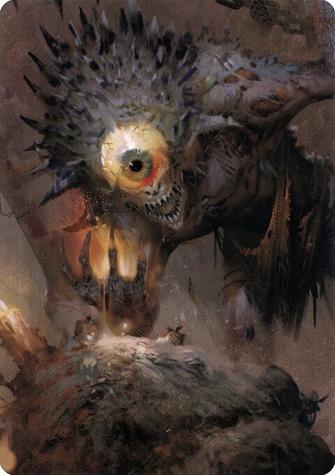 Nothic Art Card (Gold-Stamped Signature) [Commander Legends: Battle for Baldur's Gate Art Series]