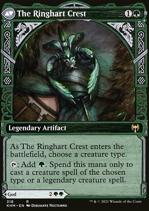 Kolvori, God of Kinship // The Ringhart Crest (Showcase) [Kaldheim]