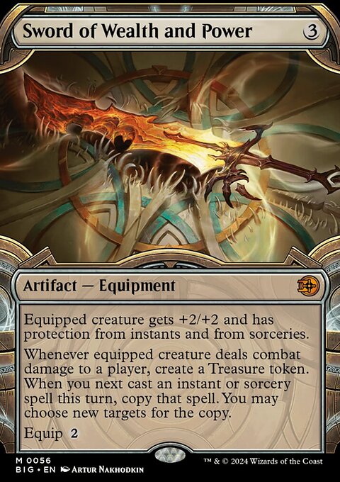 Sword of Wealth and Power (Showcase) [Outlaws of Thunder Junction: The Big Score]