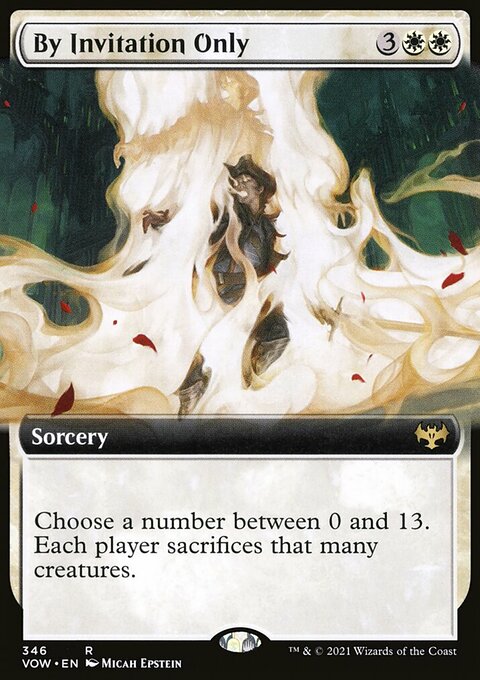 By Invitation Only (Extended Art) [Innistrad: Crimson Vow]