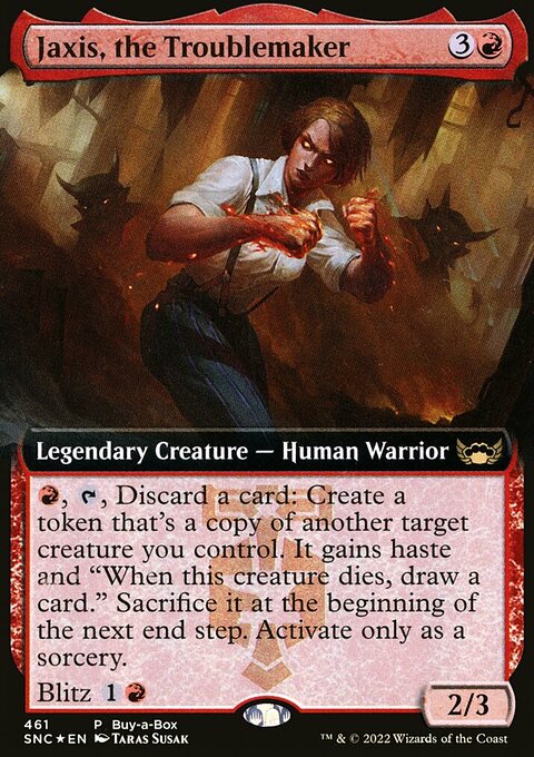 Jaxis, the Troublemaker (Buy-A-Box) [Streets of New Capenna]