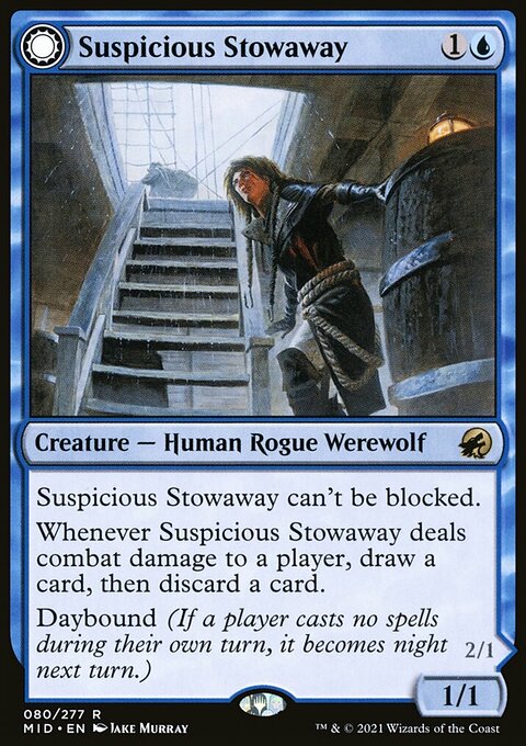 Suspicious Stowaway // Seafaring Werewolf [Innistrad: Midnight Hunt]