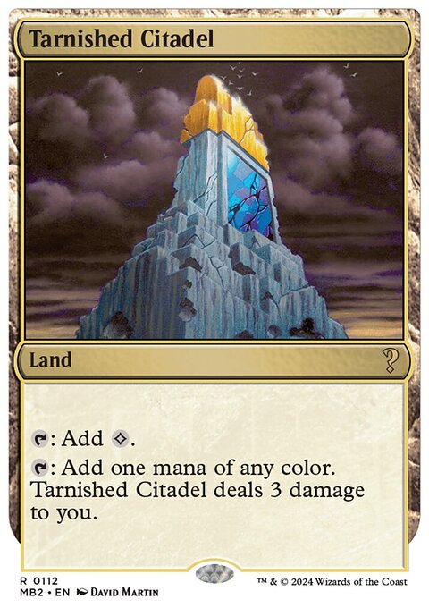 Tarnished Citadel (White Border) [Mystery Booster 2]