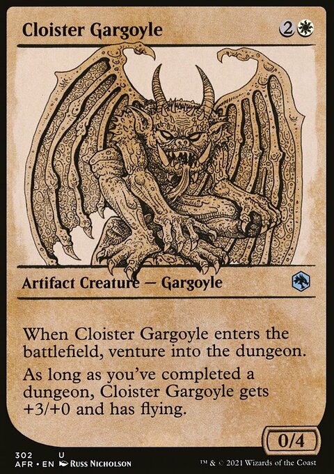 Cloister Gargoyle (Showcase) [Dungeons & Dragons: Adventures in the Forgotten Realms]