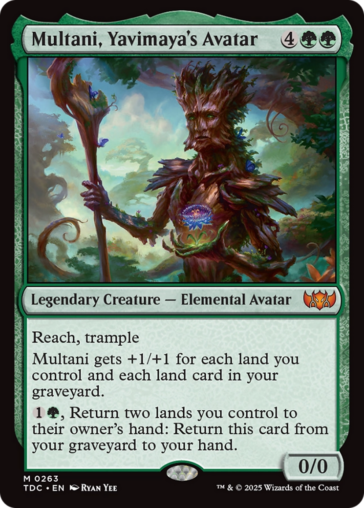 Multani, Yavimaya's Avatar [Tarkir: Dragonstorm Commander]