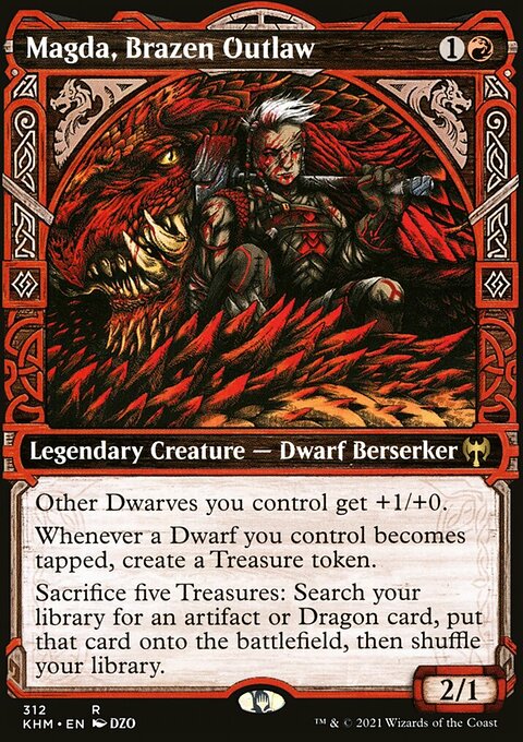 Magda, Brazen Outlaw (Showcase) [Kaldheim]