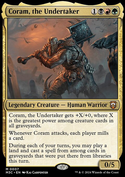 Coram, the Undertaker [Modern Horizons 3 Commander]