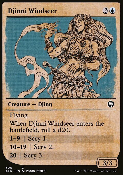 Djinni Windseer (Showcase) [Dungeons & Dragons: Adventures in the Forgotten Realms]