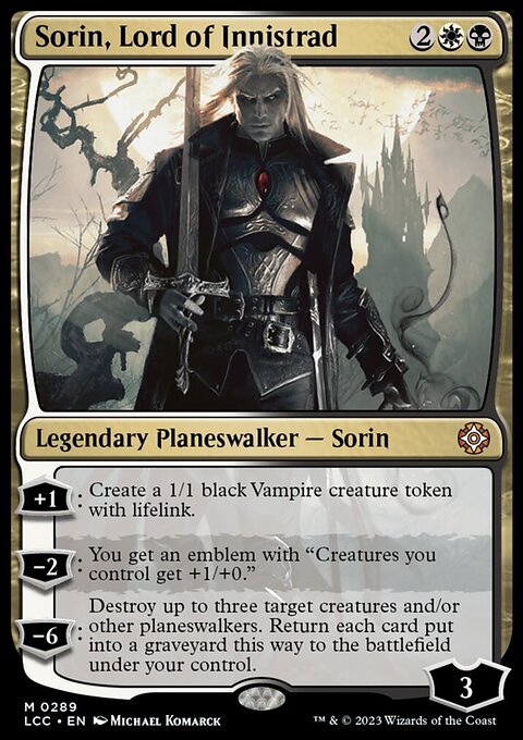 Sorin, Lord of Innistrad [The Lost Caverns of Ixalan Commander]