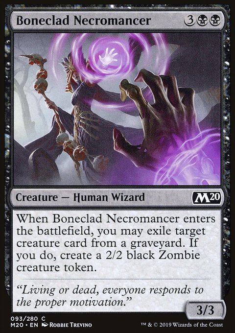 Boneclad Necromancer [Core Set 2020]