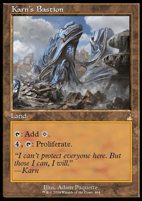 Karn's Bastion (Retro Frame) [Ravnica Remastered]