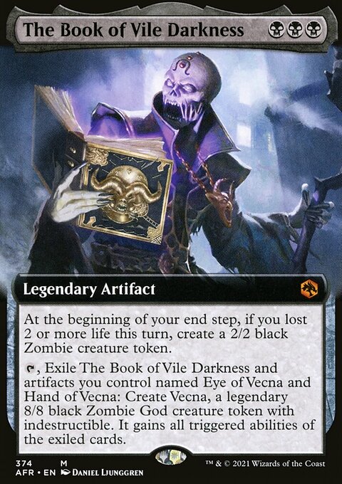 The Book of Vile Darkness (Extended Art) [Dungeons & Dragons: Adventures in the Forgotten Realms]