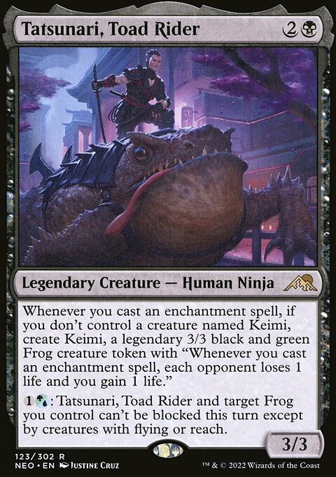 Tatsunari, Toad Rider [Kamigawa: Neon Dynasty]