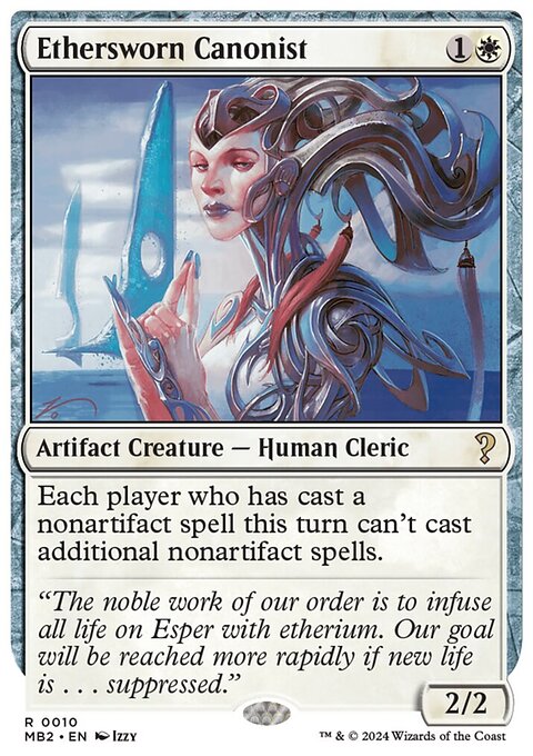 Ethersworn Canonist (White Border) [Mystery Booster 2]