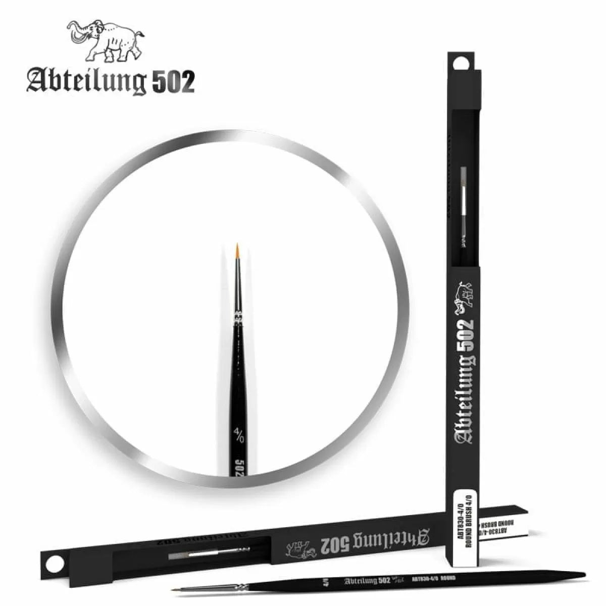 Abteilung 502 Deluxe Brushes - Round Brush 4/0