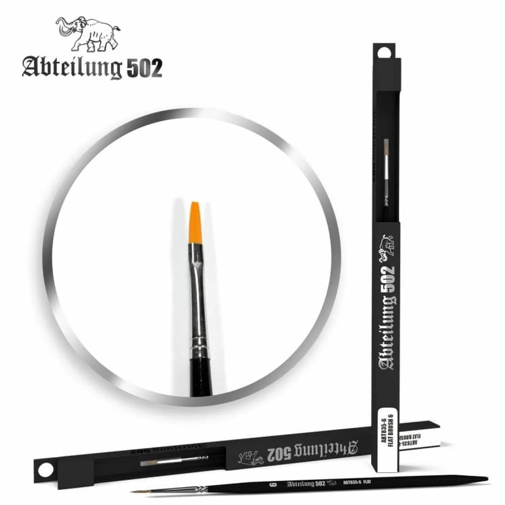 Abteilung 502 Deluxe Brushes - Flat Brush 6