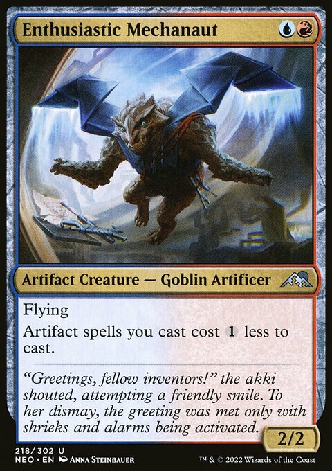 Enthusiastic Mechanaut [Kamigawa: Neon Dynasty]