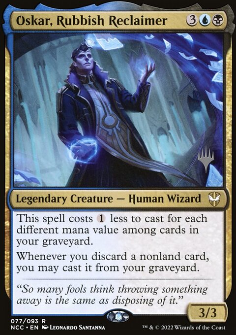 Oskar, Rubbish Reclaimer (Promo Pack) [Streets of New Capenna Commander Promos]