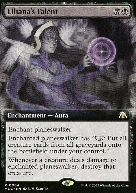 Liliana's Talent (Extended Art) [March of the Machine Commander]
