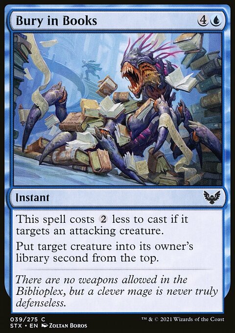 Bury in Books [Strixhaven: School of Mages]
