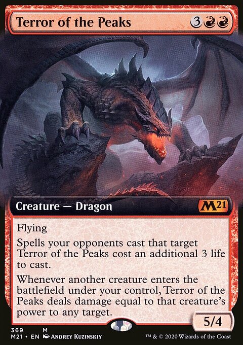 Terror of the Peaks (Extended Art) [Core Set 2021]