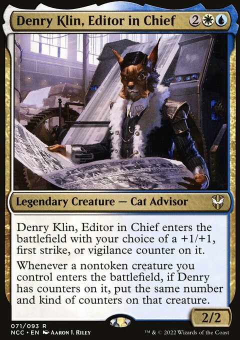 Denry Klin, Editor in Chief [Streets of New Capenna Commander]