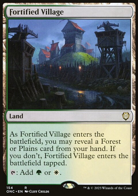 Fortified Village [Phyrexia: All Will Be One Commander]