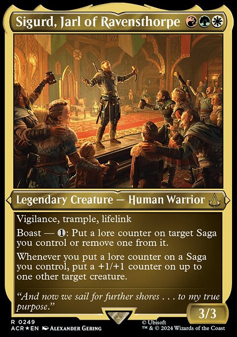 Sigurd, Jarl of Ravensthorpe (Foil Etched) [Assassin's Creed]