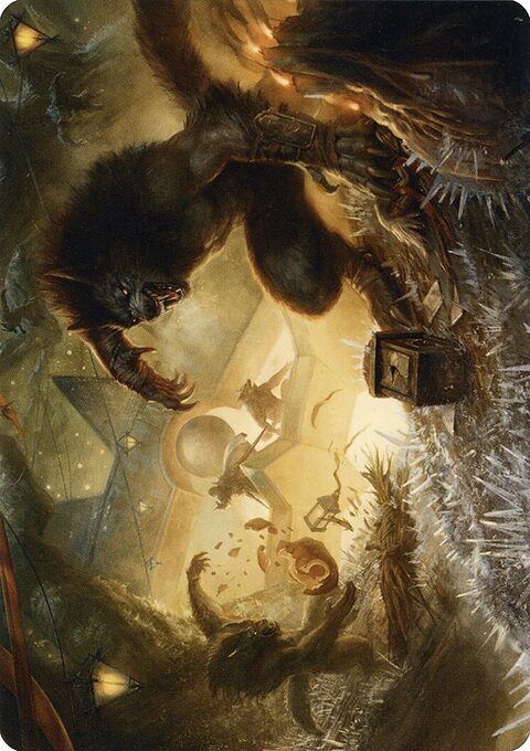 Storm the Festival Art Card [Innistrad: Midnight Hunt Art Series]