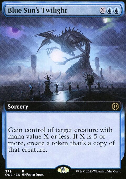 Blue Sun's Twilight (Extended Art) [Phyrexia: All Will Be One]