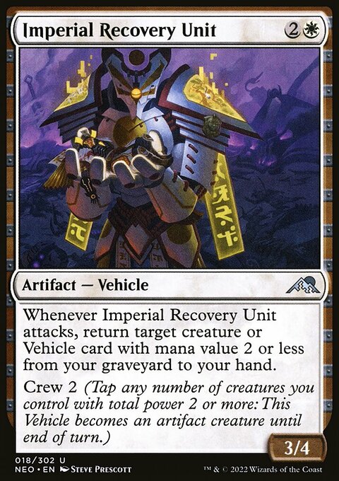 Imperial Recovery Unit [Kamigawa: Neon Dynasty]