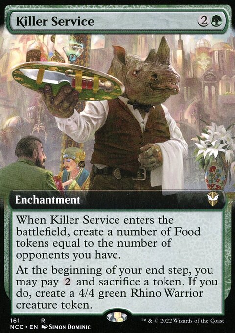 Killer Service (Extended Art) [Streets of New Capenna Commander]