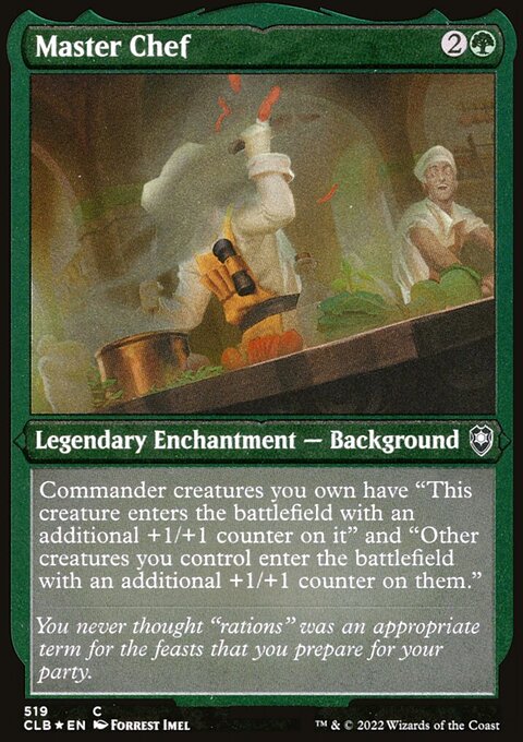 Master Chef (Foil Etched) [Commander Legends: Battle for Baldur's Gate]