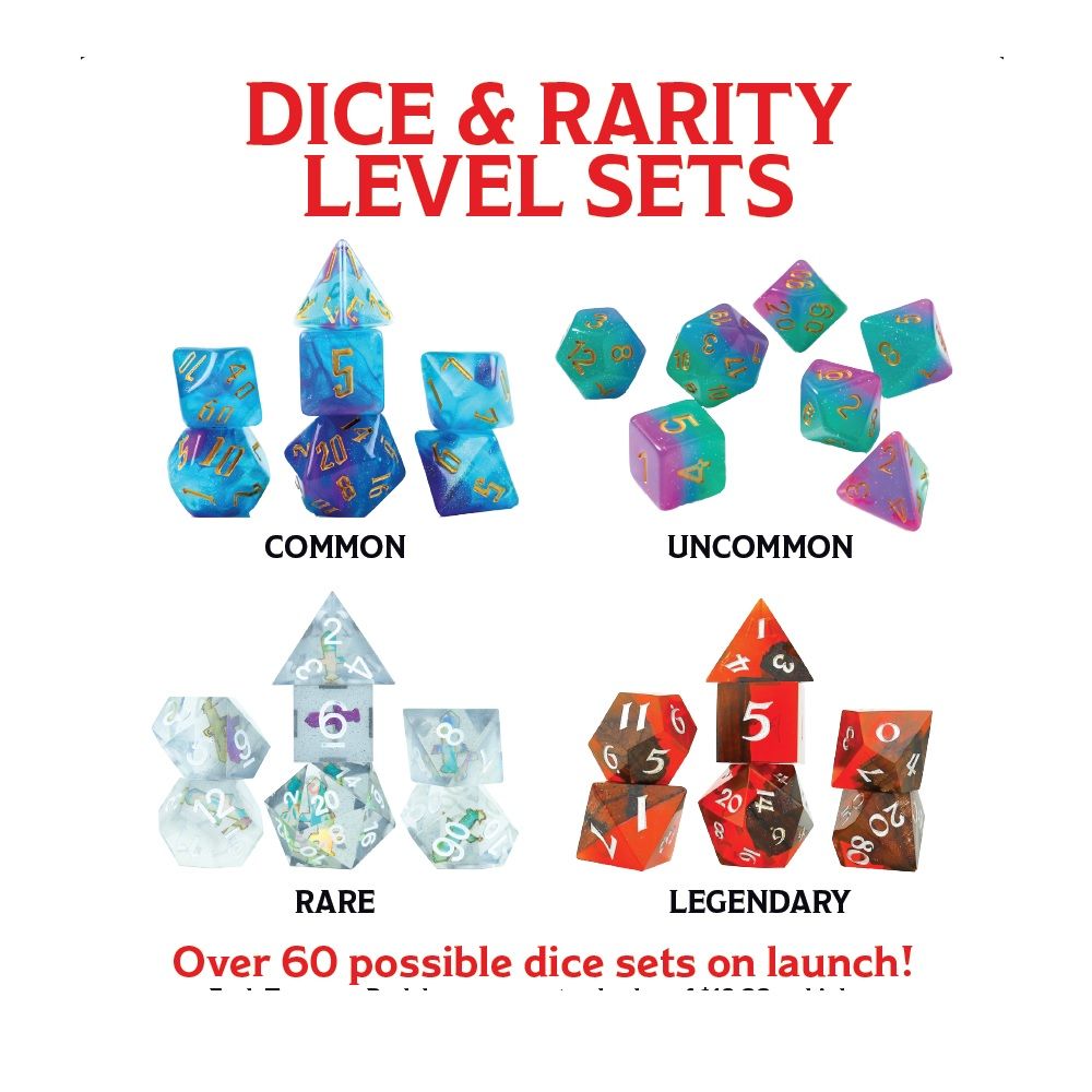 D&D: Acererak's Treasure Pack Dice Sets - Sirius Dice SINGLE BLIND PACK