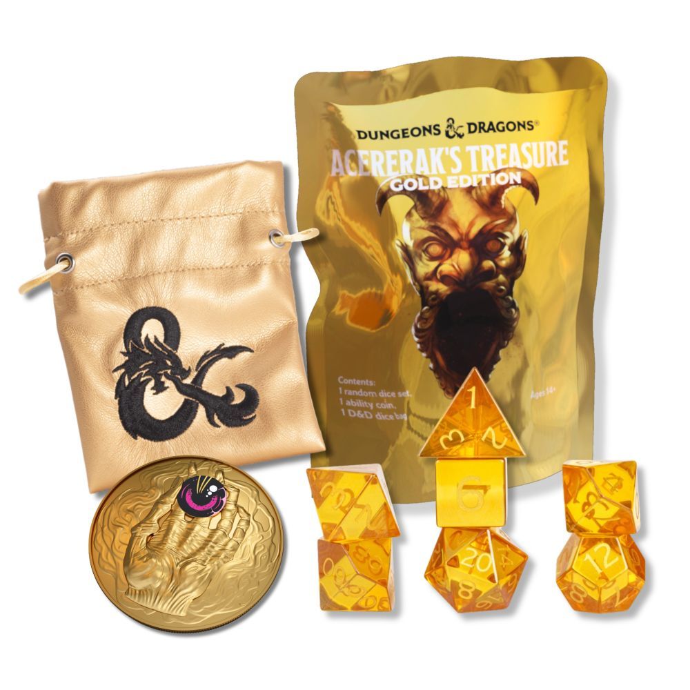 D&D Acererak's Treasure Blind Box - Gold Edition