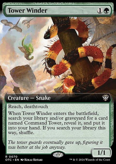 Tower Winder (Extended Art) [Outlaws of Thunder Junction Commander]
