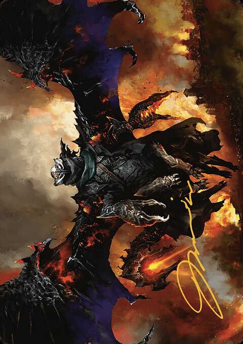 Akul the Unrepentant Art Card [Outlaws of Thunder Junction Art Series]