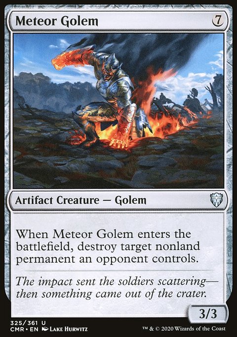 Meteor Golem (325) [Commander Legends]
