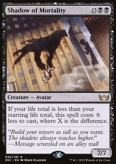 Shadow of Mortality (Promo Pack) [Streets of New Capenna Promos]